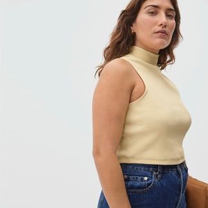 Everlane Ribbed Mockneck Tank